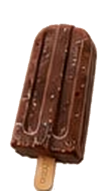 Picolé de chocolate